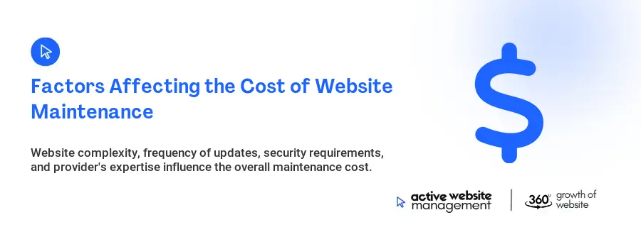 Factors Affecting the Cost of Website Maintenance
