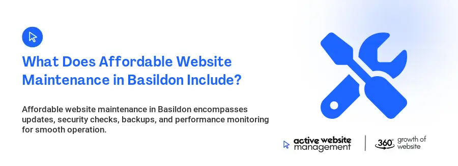 What Does Affordable Website Maintenance in Basildon Include?