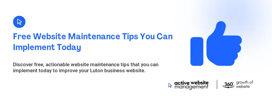 Free Website Maintenance Tips You Can Implement Today