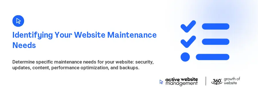 Identifying Your Website Maintenance Needs