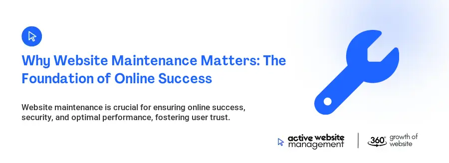 Why Website Maintenance Matters: The Foundation of Online Success