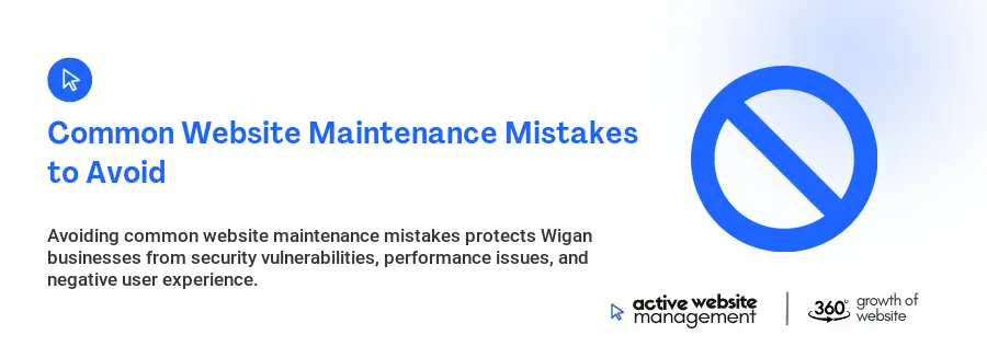Common Website Maintenance Mistakes to Avoid