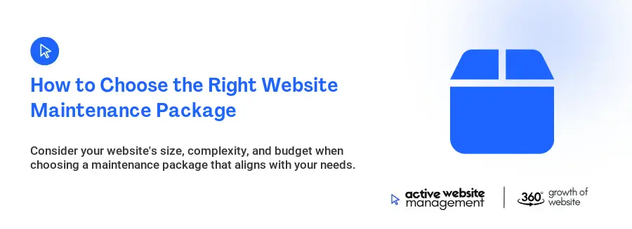 How to Choose the Right Website Maintenance Package