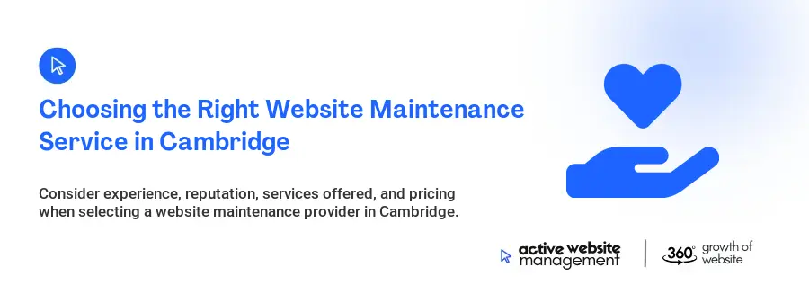 Choosing the Right Website Maintenance Service in Cambridge
