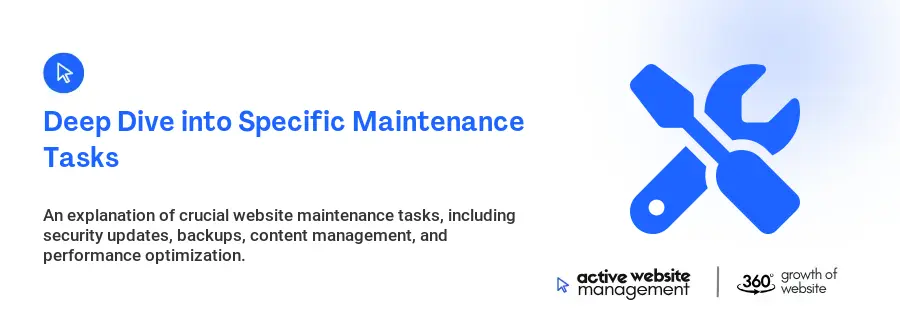 Deep Dive into Specific Maintenance Tasks
