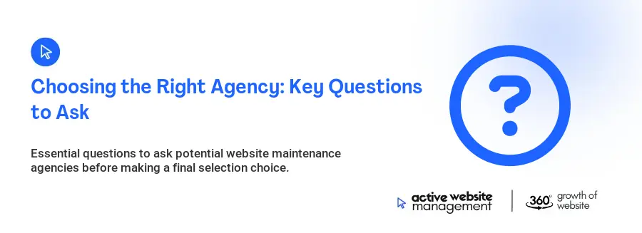 Choosing the Right Agency: Key Questions to Ask