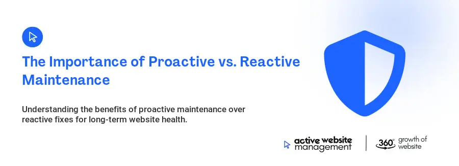 The Importance of Proactive vs. Reactive Maintenance