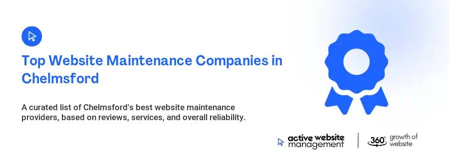Top Website Maintenance Companies in Chelmsford