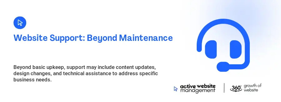 Website Support: Beyond Maintenance