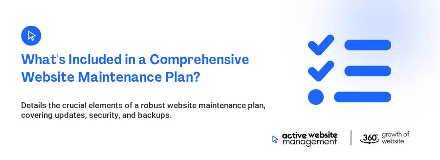 What's Included in a Comprehensive Website Maintenance Plan?